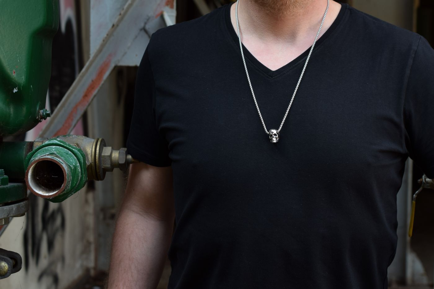 Doodskop ketting zilverkleurig, mannen doodskop ketting, mannen ketting, zwarte doodskop ketting, gouden mannen ketting, doodskop, doodskop ketting