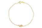 gouden walvis armband, kinder waalvis armband goud, 14k gouden kinder schakelarmband, baby armband goud, 14k gouden walvis armband voor baby, moby dick armband