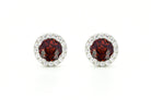 Granaat oorbellen, Granaat geboorte stenen, Granaat zilveren oorbellen, birthstone oorbellen, geboortesteen oorbellen, januari stenen, zilveren geboorte stenen, geboorte stenen sieraden, birthstone stenen