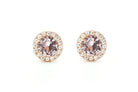 Morganiet stenen oorbellen, oorbellen morganite stenen, gouden morganiet oorbellen, roze oorbellen, natuurstenen oorbellen, ronde oorbellen, 18k oorbellen, morganiet roze oorbellen, roze gouden oorbellen, 18k rose gouden morganiet oorbellen, zilveren morganiet oorbellen, zilveren ronde oorbellen, zilveren 925 oorbellen natuurstenen, birthstone, geboorte stenen