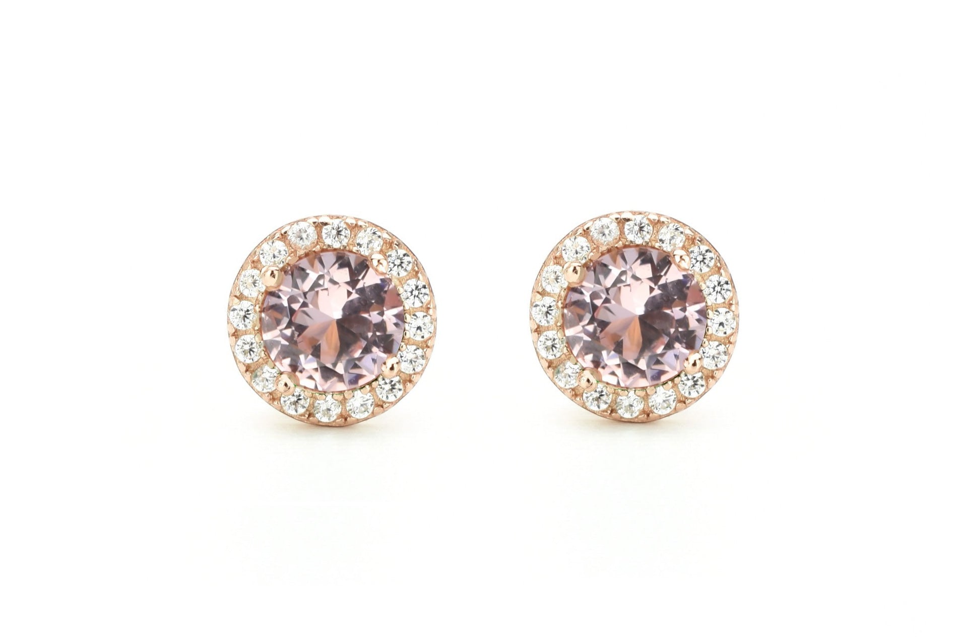 Morganiet stenen oorbellen, oorbellen morganite stenen, gouden morganiet oorbellen, roze oorbellen, natuurstenen oorbellen, ronde oorbellen, 18k oorbellen, morganiet roze oorbellen, roze gouden oorbellen, 18k rose gouden morganiet oorbellen, zilveren morganiet oorbellen, zilveren ronde oorbellen, zilveren 925 oorbellen natuurstenen, birthstone, geboorte stenen