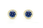 Tanaziet oorbellen, blauwe tanaziet oorknoppen, gouden tanaziet oorknoppen, oorbellen birthstone, geboortestenen oorbellen, blauwe oorbellen, blauwe oorbellen tanaziet, paarse oorbellen, violette oorbellen, roze gouden oorbellen blauw, zilveren birthstone sieraden