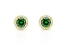 Smaragd oorbellen, gouden smaragd oorbellen, zilver smaragd oorknoppen, rosegouden smaragd oorbellen, oorbellen emarald oorbellen, birthstone oorbellen, groene oorbellen, ronde groene oorbellen, smaragd geboorte steen oorbellen, smaragd groene oorknoppen