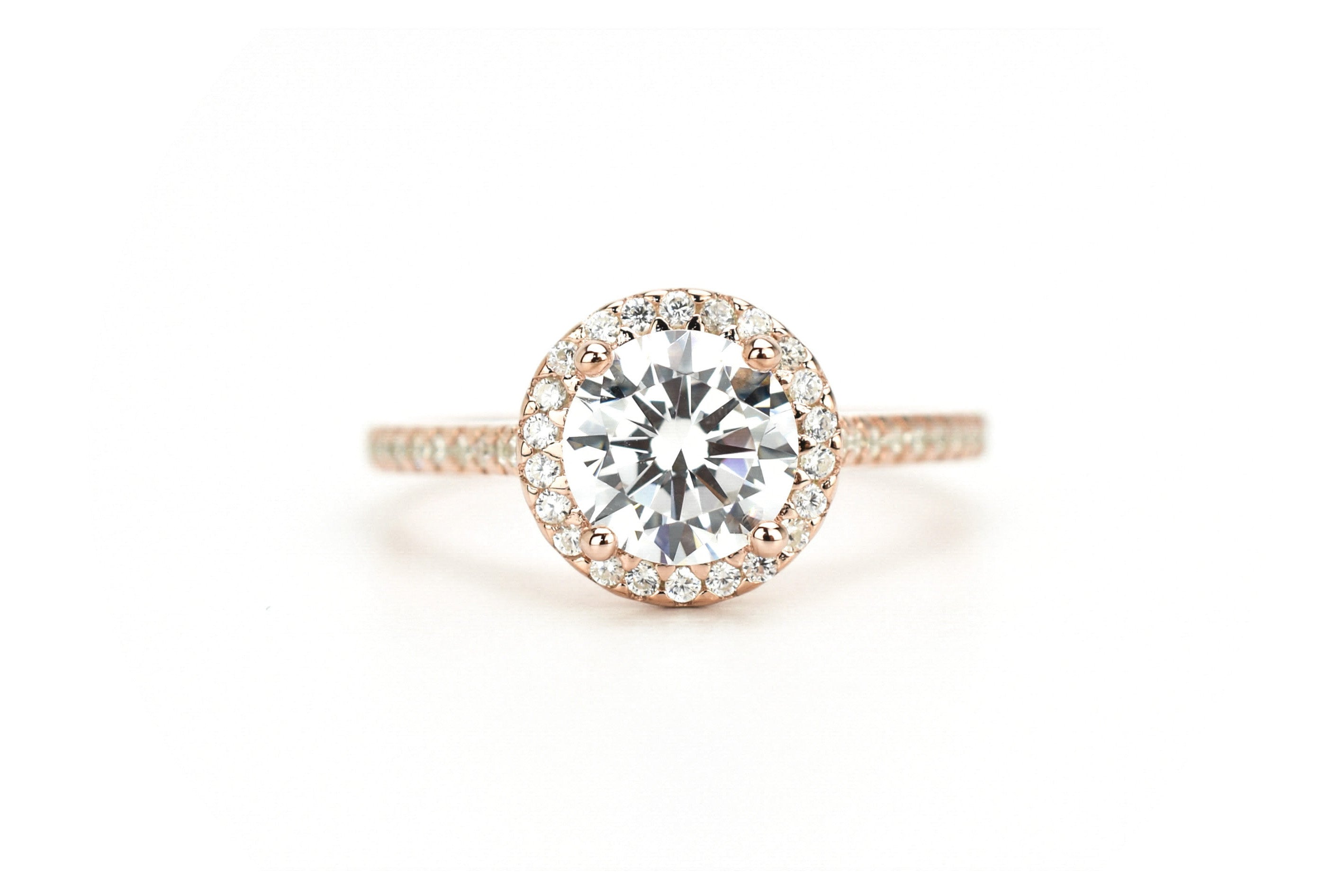 Ronde steen ring, ring met stenen, gouden ronde ring, verlovingsring, verlovingsring met ronde steen, zilveren ronde ring, dames ring met steen