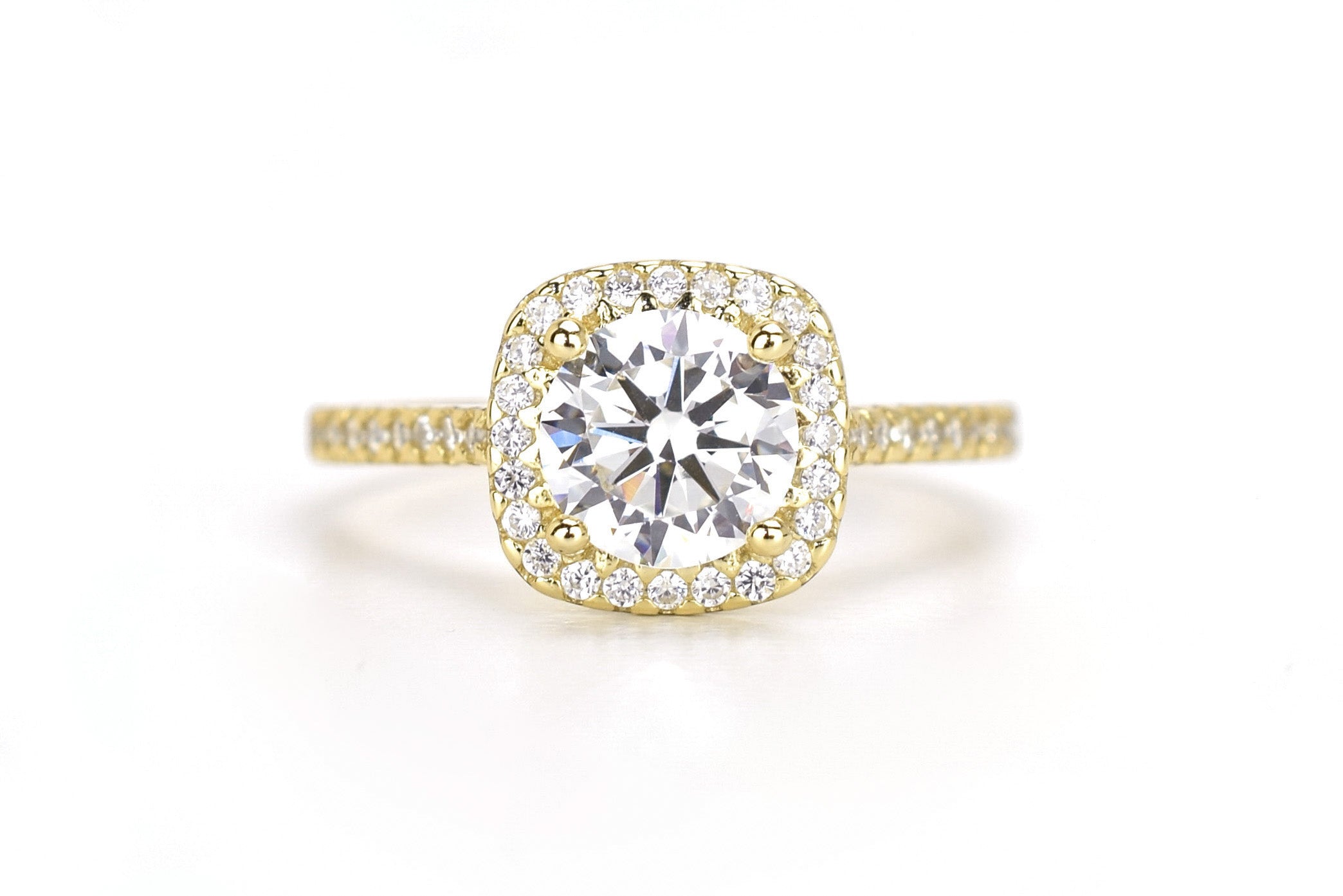 Gouden ring met steen, verlovingsring met steen, vierkante ring met steen, trouwring, ring rosgoud, zilveren ring met steen, vierkante steen ring, dames ring