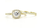 Ringset, Verlovingsring, trouwring, Halo ring, Zilveren ring, Gouden ringset, Solitaire ring, vriendschapsring, promise ring