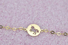 Dames Armband, mooie dames armband, 14k dames armband, gouden eenhoorn armband, eenhoorn armband, schakelarmband dames, 14 karaat sieraden eenhoorn, uncorn armband goud