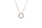 cirkel ketting 14k, ketting met stenen goud, gouden ketting rondje, rondje ketting goud, 14 karaat gouden ketting, dames ketting 14 karaat, ketting met rondje, verstelbare ketting 14k, dames ketting met stenen goud
