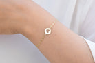 Dames armband goud, mooie dames armband, Hartjes armband 14 karaat, 14 karaat bedel armband, armband goud, dames gouden armband, dames armband hartje, 14 karaat armband bedel hartje