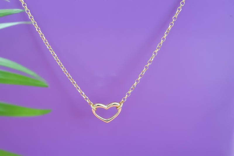 Hartjes enkelband, gouden enkelband, dames enkelband, gouden haryjes enkelband, zilveren enkelband, hippe enkelband hart